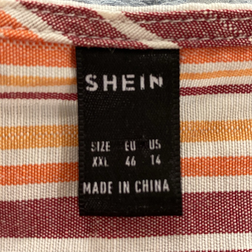 SHEIN Sun dress lightweight button down with pockets - Picture 6 of 7